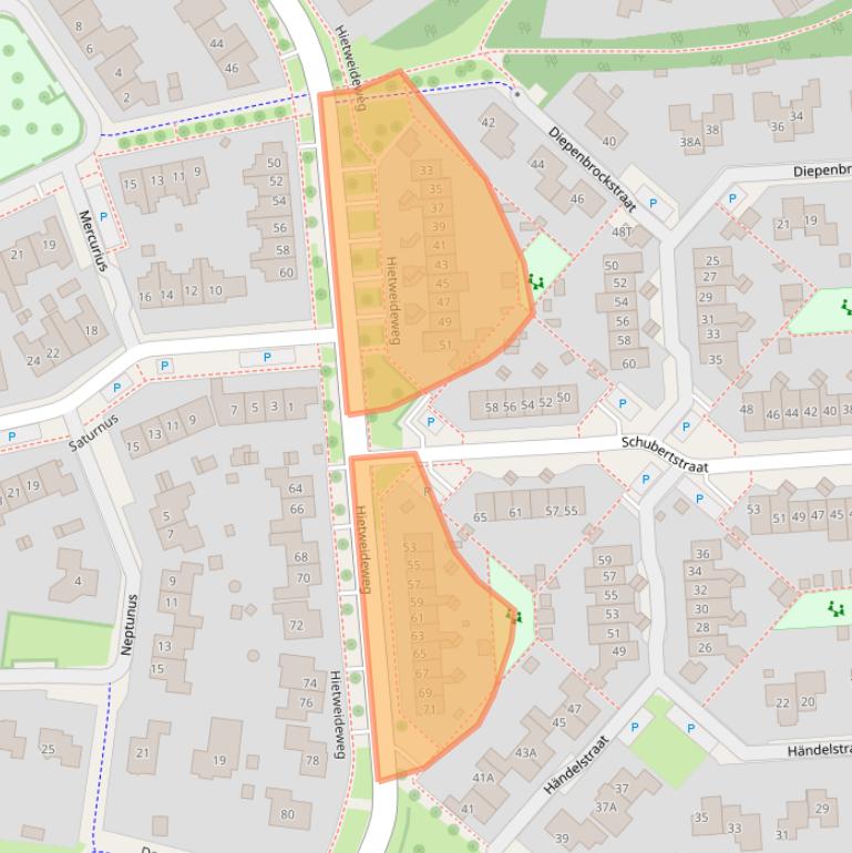 Kaart van postcodegebied 7391RA.