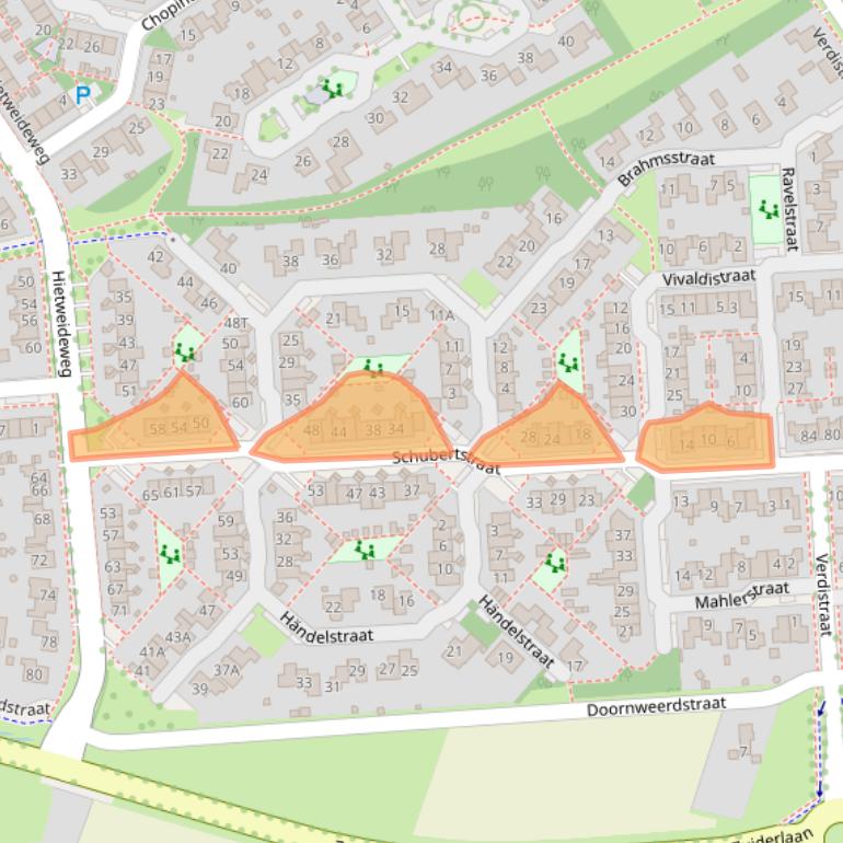 Kaart van postcodegebied 7391RD.