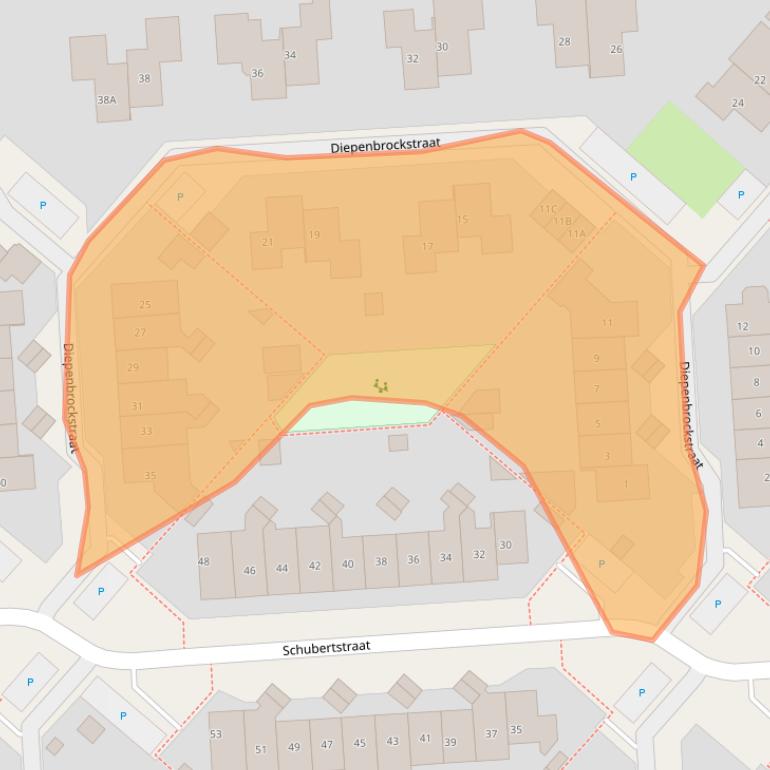 Kaart van postcodegebied 7391RE.