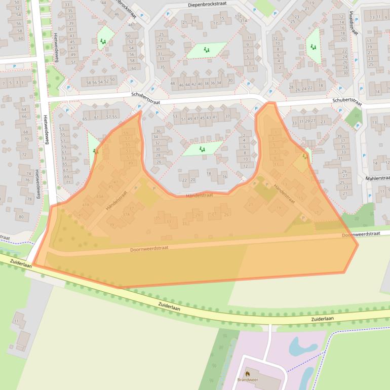 Kaart van postcodegebied 7391RH.