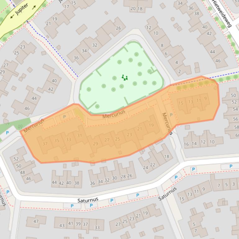 Kaart van postcodegebied 7391RM.