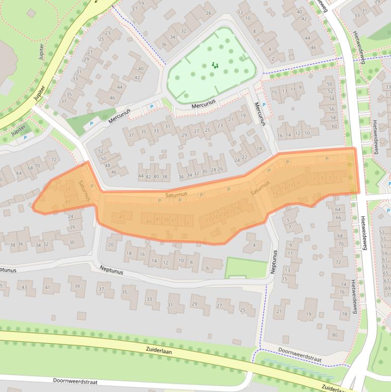 Kaart van postcodegebied 7391RS.