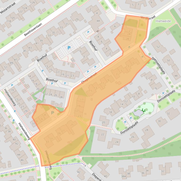 Kaart van postcodegebied 7391SE.