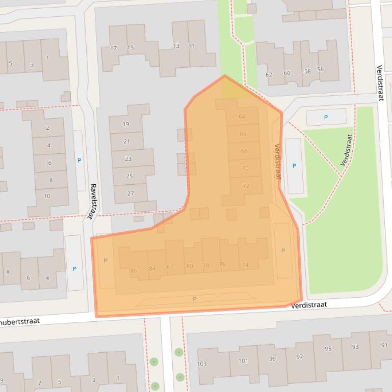 Kaart van postcodegebied 7391SH.