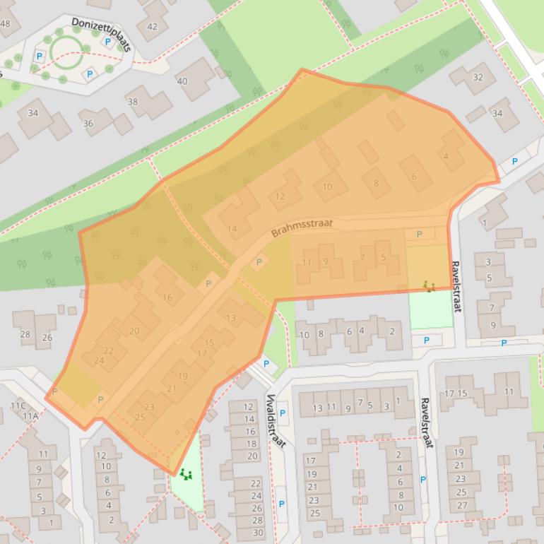 Kaart van postcodegebied 7391SR.