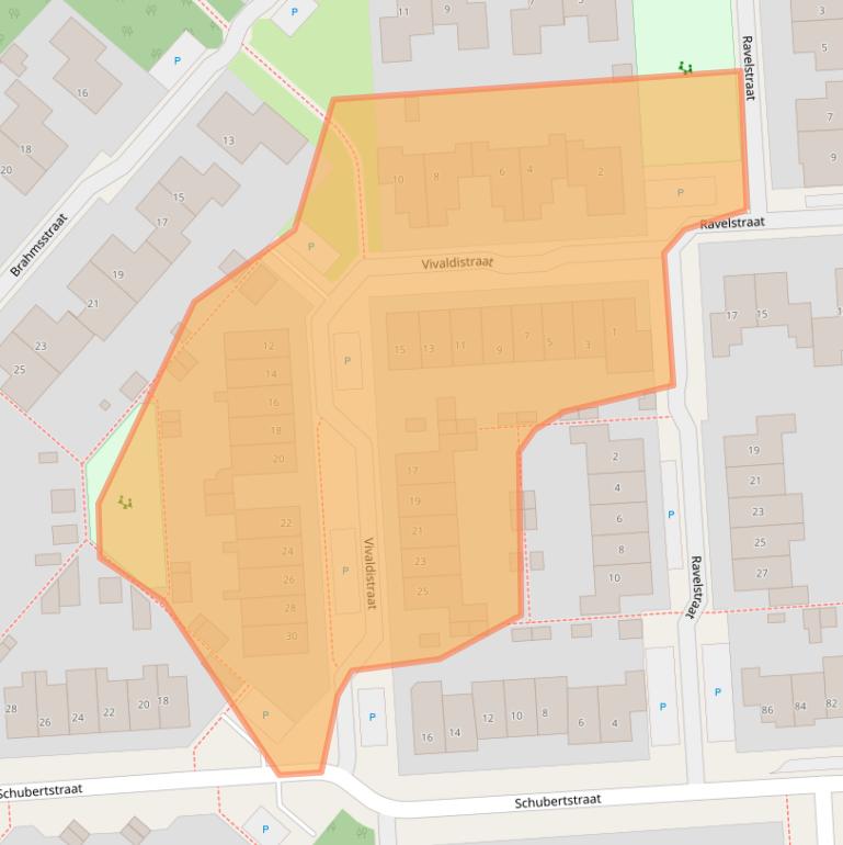 Kaart van postcodegebied 7391ST.
