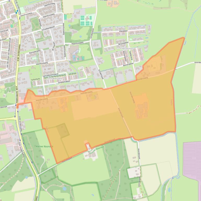 Kaart van postcodegebied 7391TL.