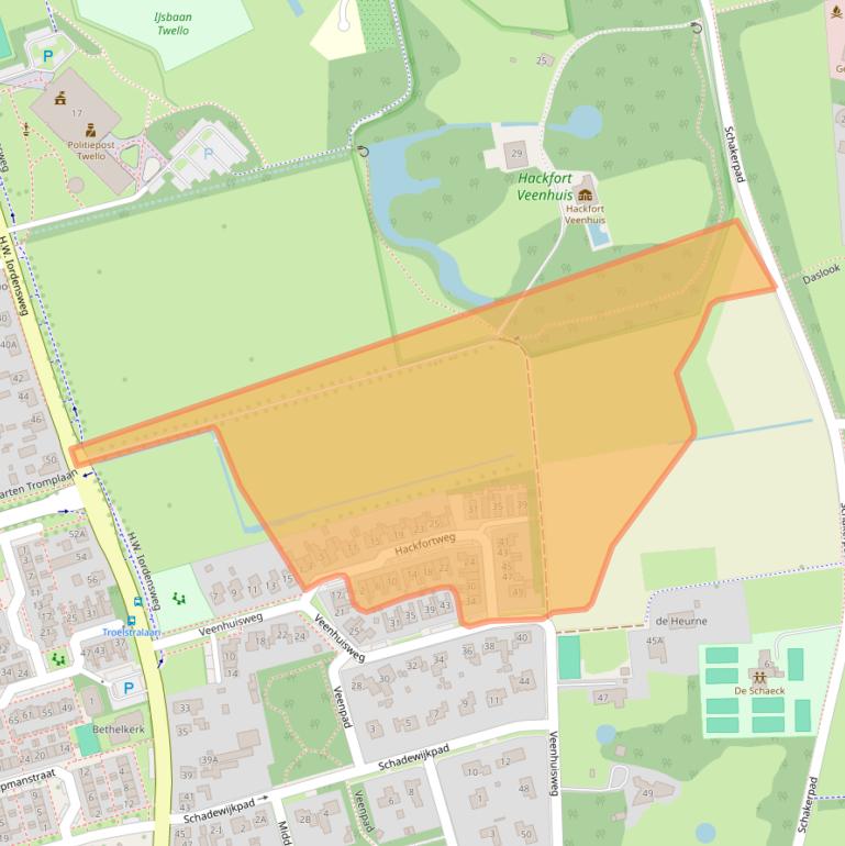 Kaart van postcodegebied 7391TT.