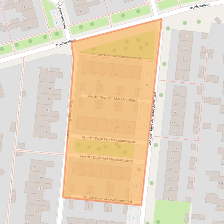 Kaart van postcodegebied 7391VM.