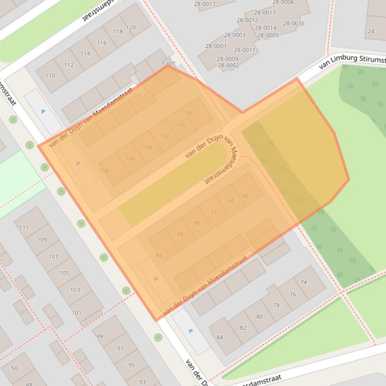 Kaart van postcodegebied 7391VR.