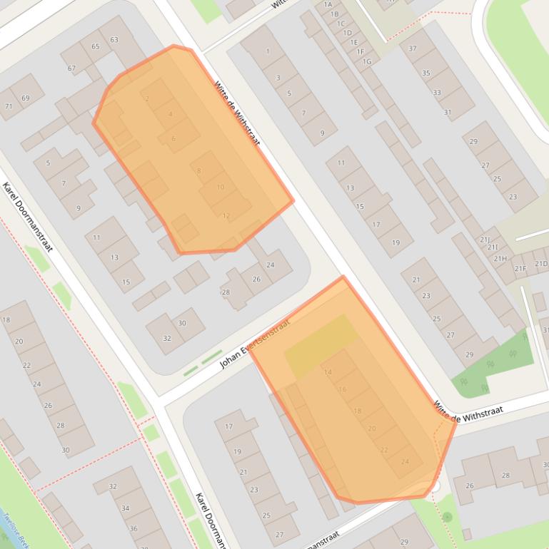 Kaart van postcodegebied 7391WV.