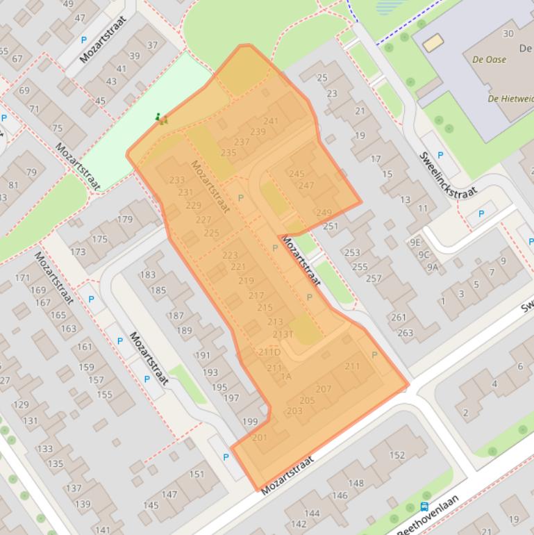 Kaart van postcodegebied 7391XJ.