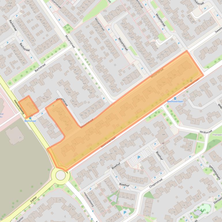 Kaart van postcodegebied 7391XM.