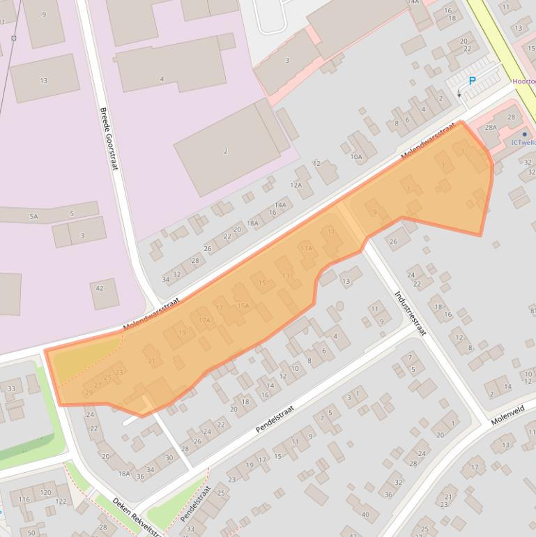 Kaart van postcodegebied 7391ZN.