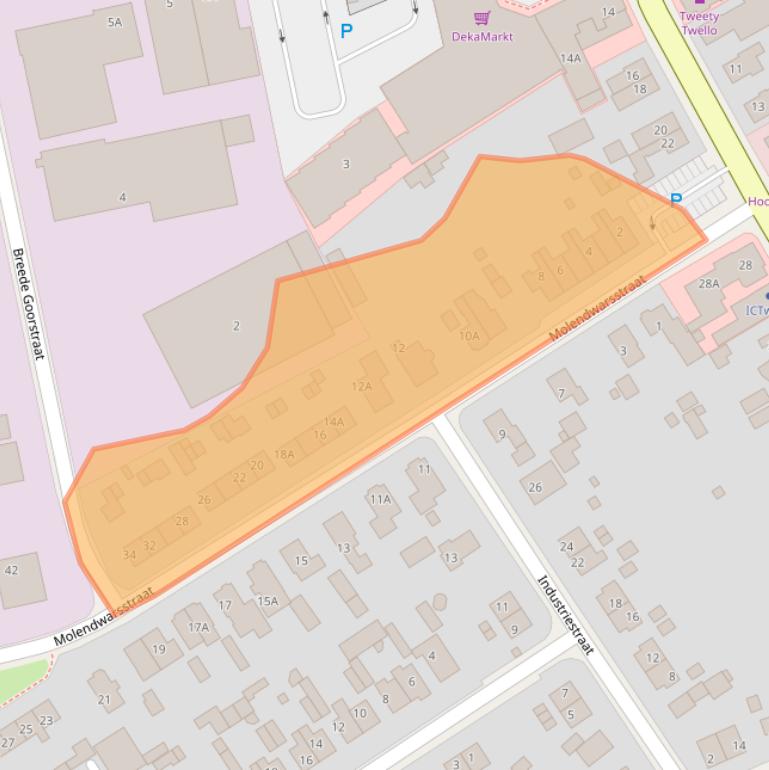 Kaart van postcodegebied 7391ZR.