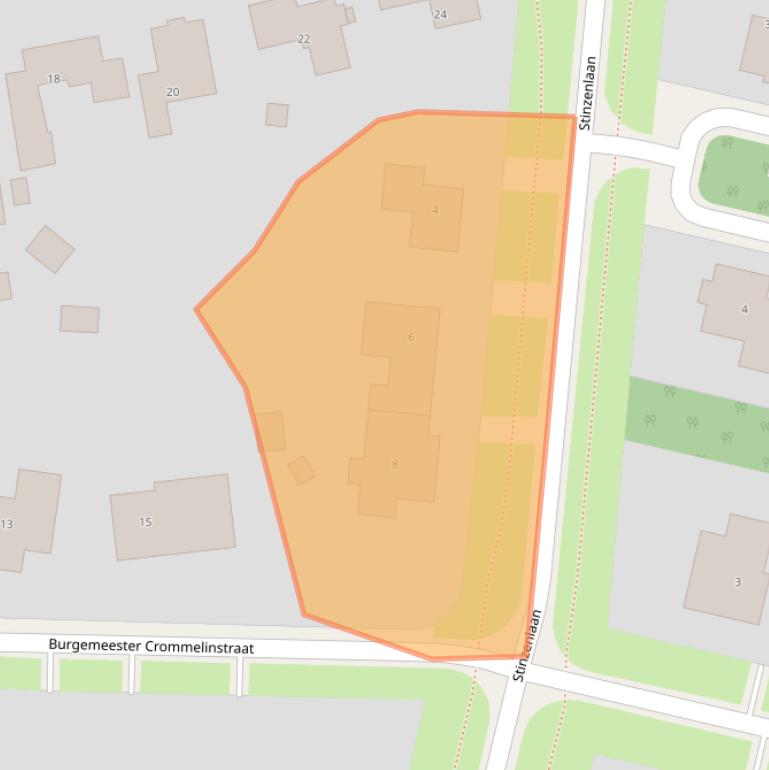 Kaart van postcodegebied 7392AE.