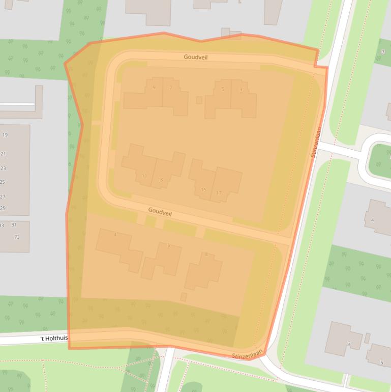 Kaart van postcodegebied 7392AN.