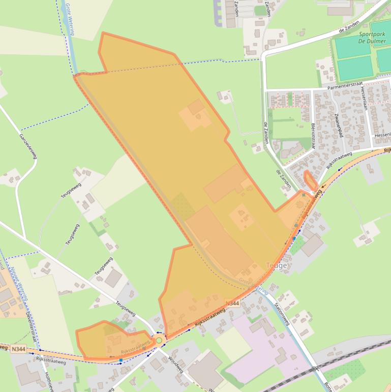 Kaart van postcodegebied 7395MG.