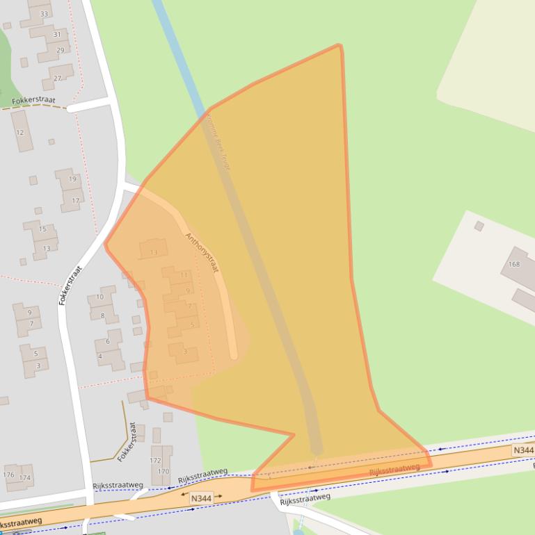 Kaart van postcodegebied 7395MM.