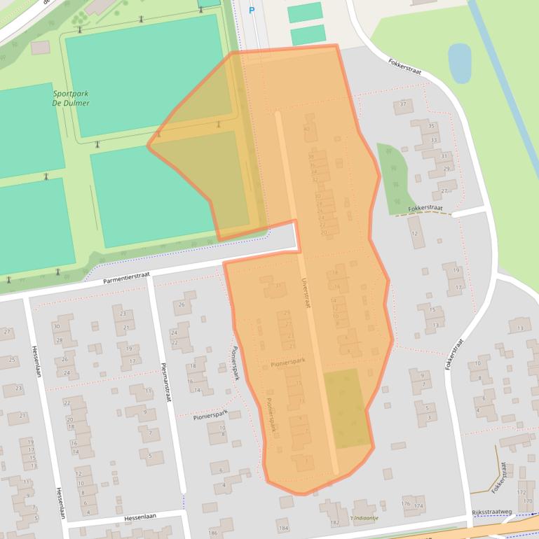 Kaart van postcodegebied 7395MS.