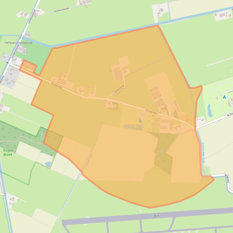 Kaart van postcodegebied 7395PC.