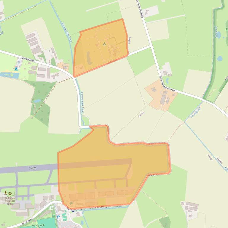 Kaart van postcodegebied 7395PG.