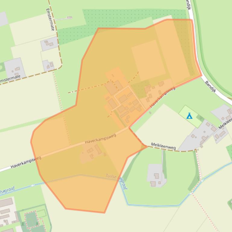 Kaart van postcodegebied 7396BS.