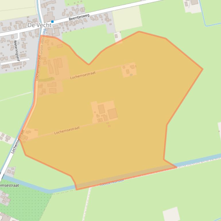 Kaart van postcodegebied 7396PK.