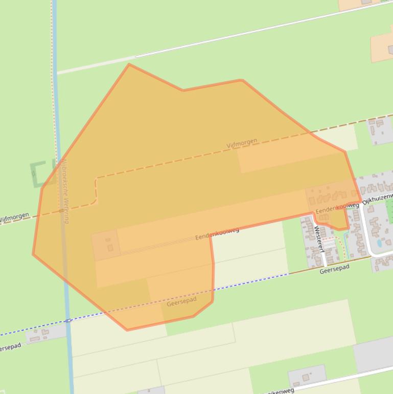 Kaart van postcodegebied 7397PA.