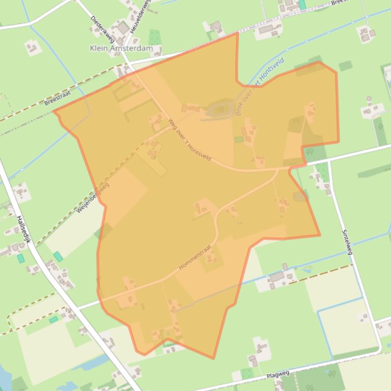 Kaart van postcodegebied 7399RK.