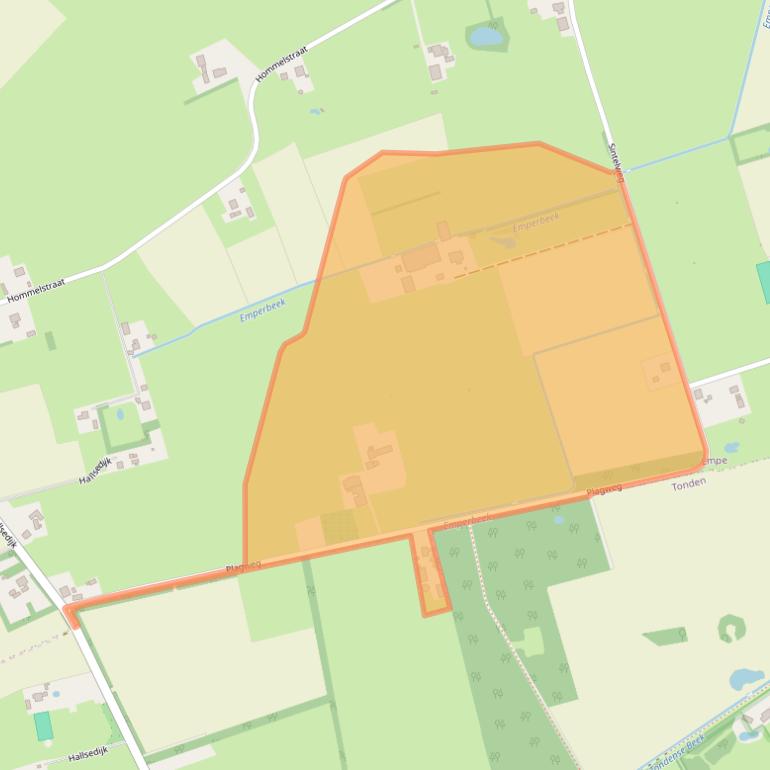 Kaart van postcodegebied 7399RM.