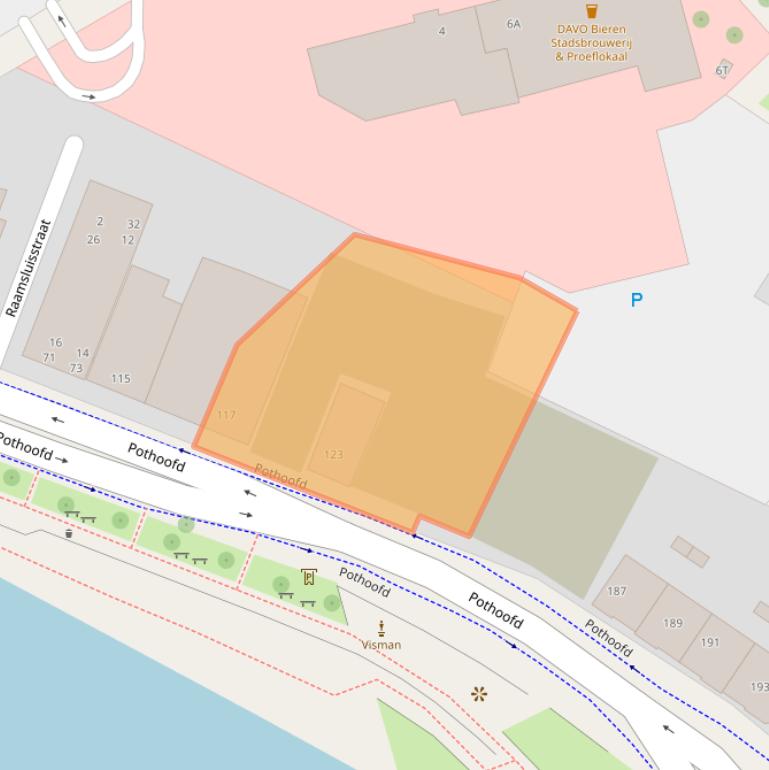 Kaart van postcodegebied 7411BK.