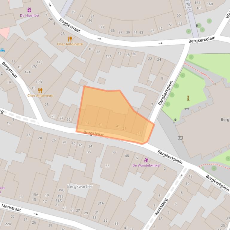 Kaart van postcodegebied 7411ES.