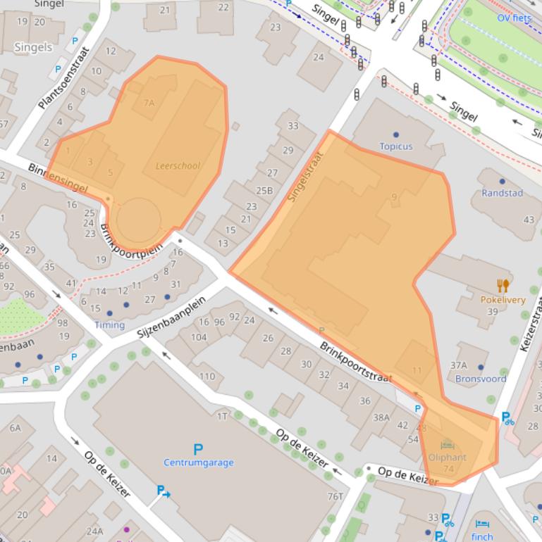 Kaart van postcodegebied 7411HR.