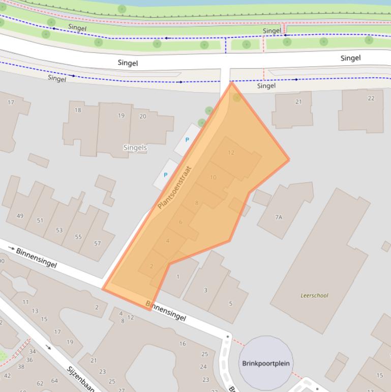 Kaart van postcodegebied 7411HT.