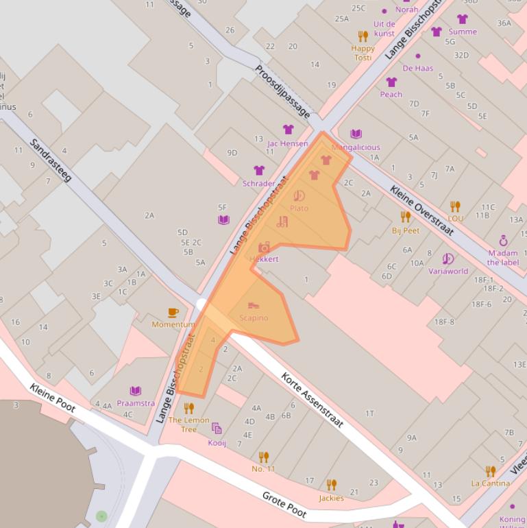 Kaart van postcodegebied 7411KK.