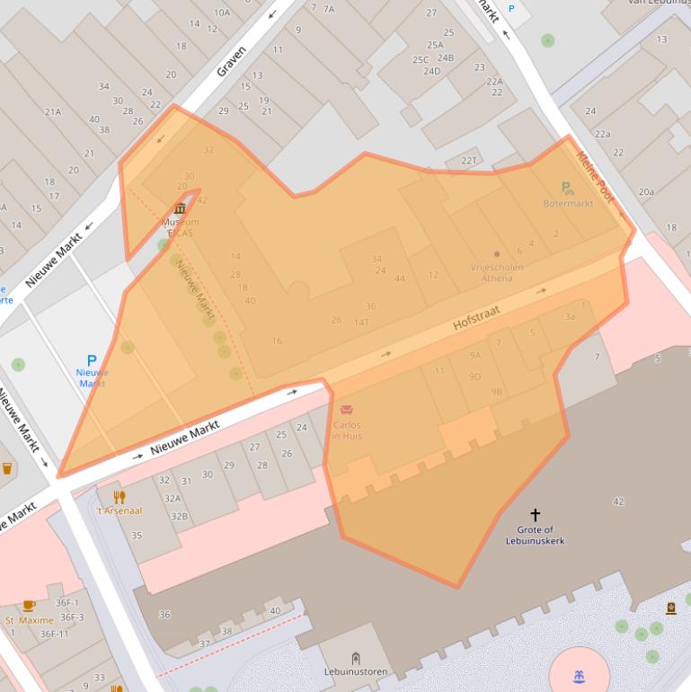 Kaart van postcodegebied 7411PD.