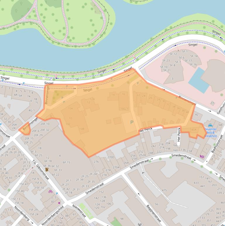 Kaart van postcodegebied 7411PM.