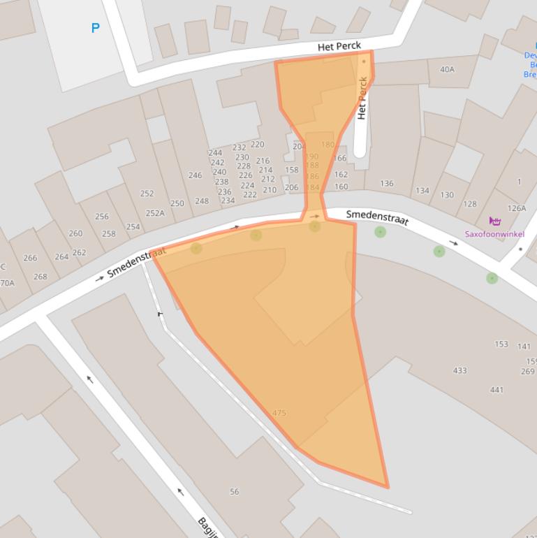 Kaart van postcodegebied 7411RM.