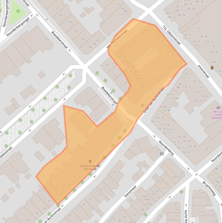 Kaart van postcodegebied 7411RW.