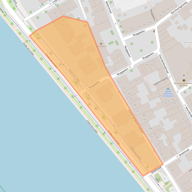 Kaart van postcodegebied 7411SK.