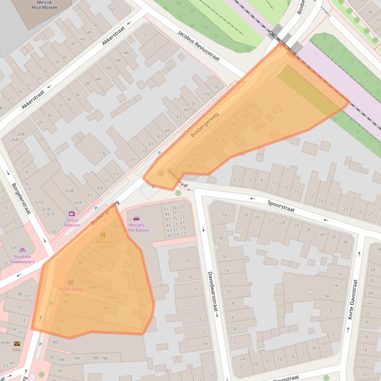 Kaart van postcodegebied 7412BG.