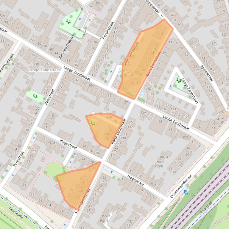 Kaart van postcodegebied 7412BR.