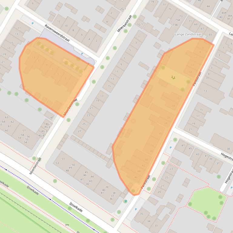Kaart van postcodegebied 7412BW.