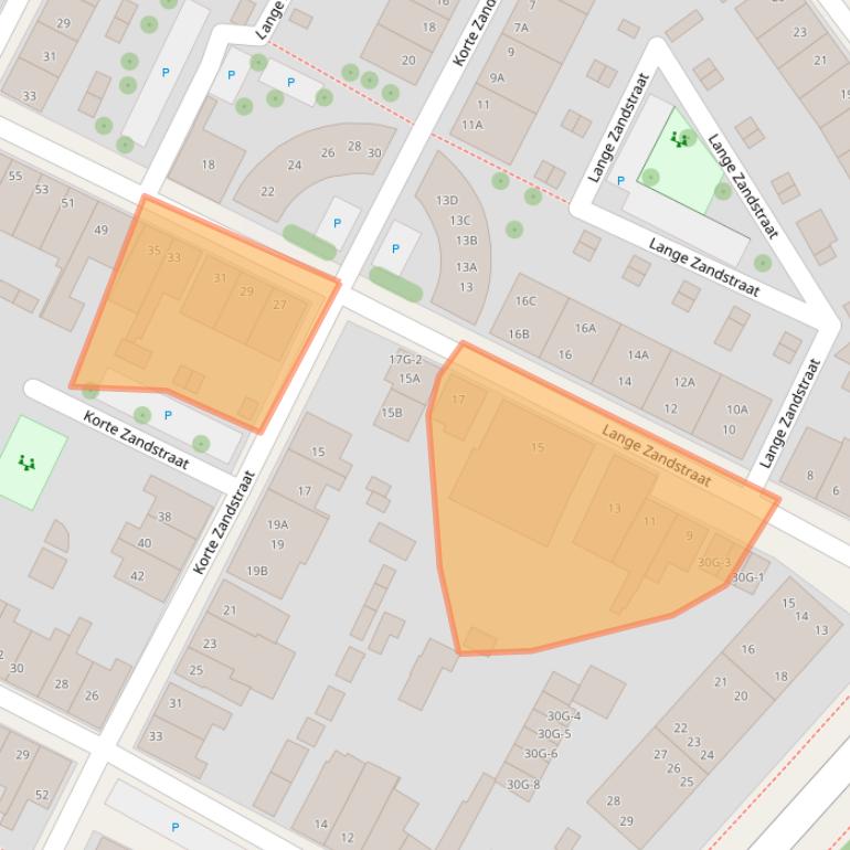 Kaart van postcodegebied 7412CD.