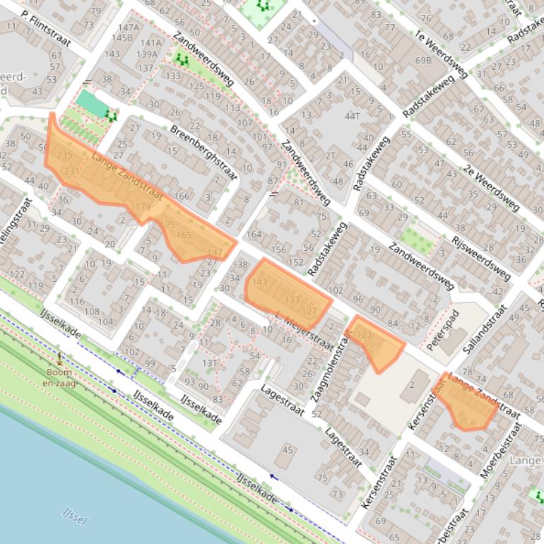 Kaart van postcodegebied 7412CG.