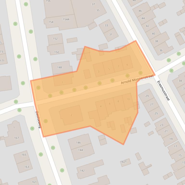 Kaart van postcodegebied 7412DS.