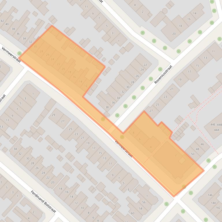 Kaart van postcodegebied 7412GH.