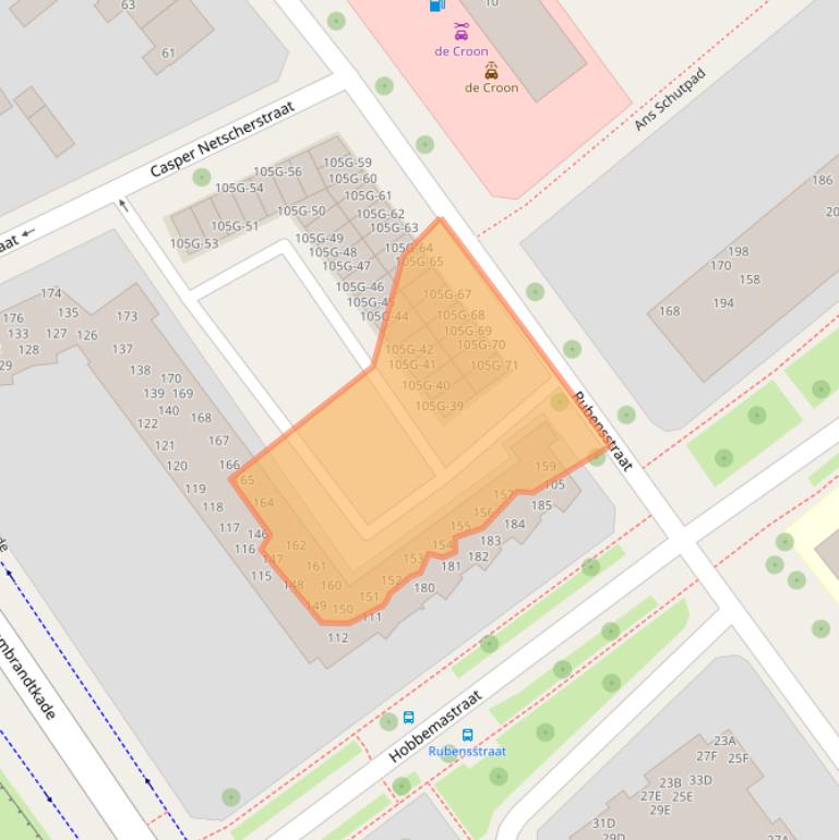 Kaart van postcodegebied 7412HK.