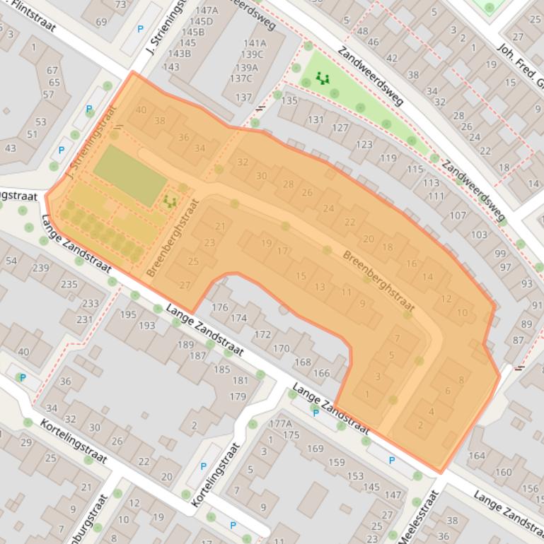 Kaart van postcodegebied 7412JT.